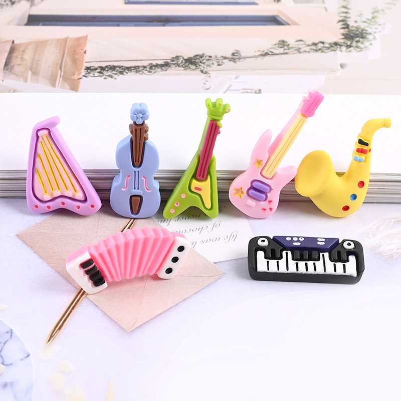 Crafting Resin - 10 pièces de mini-instruments de musique