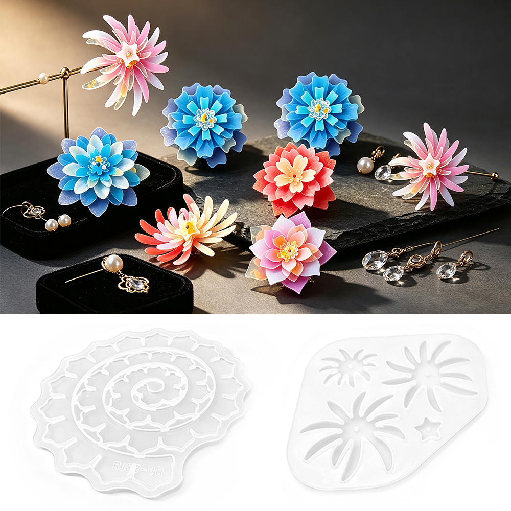 Resin Craft Ideas - Moule en silicone multicouche en forme