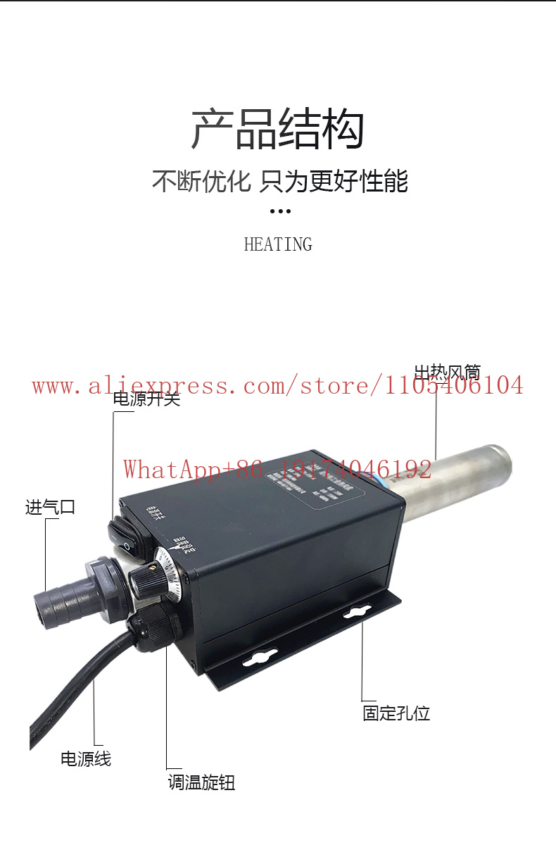 Petit souffleur d'air chaud de - Heat Gun Small avis et prix